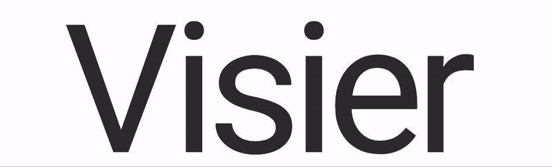 The word "Visier" set in a clean dark sans-serif wordmark on white.