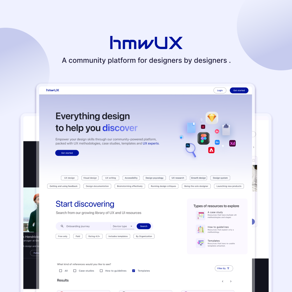 hmwUX: A platform for designers by designers