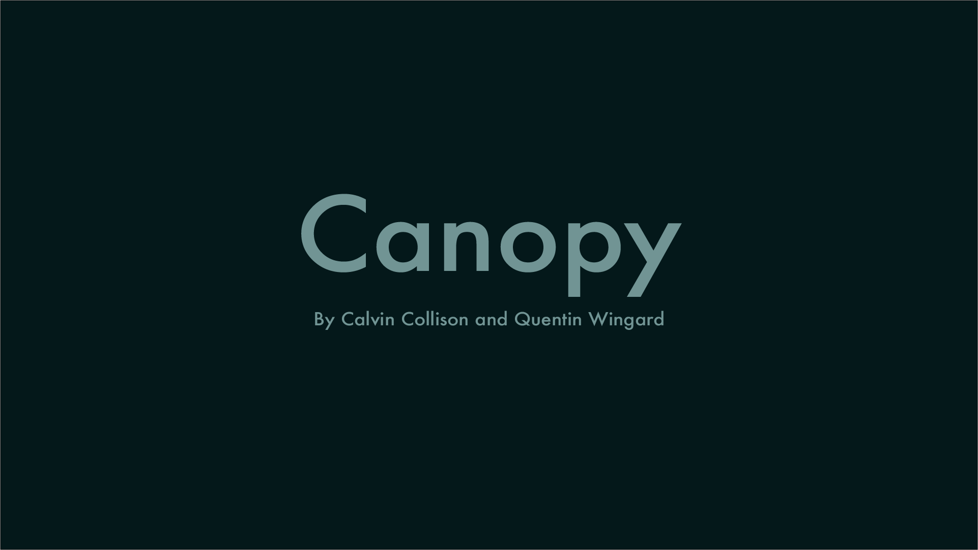 Canopy